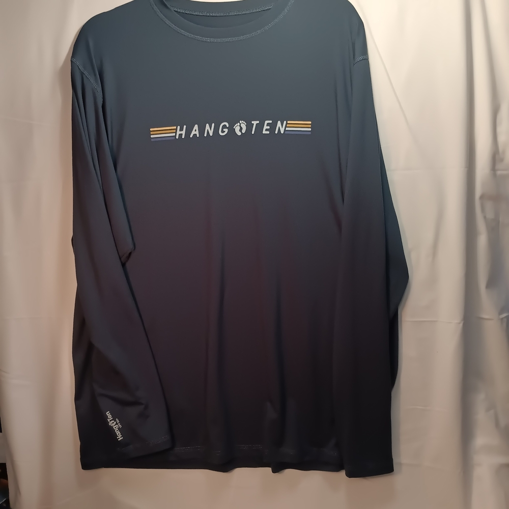 Hang Ten Men's Navy Long Sleeve Shirt